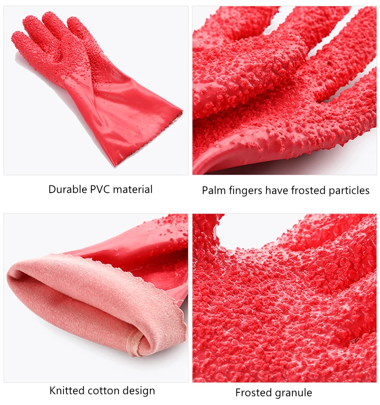 Magic Kichen Cleaning Rubber Peeler / Peeling Gloves For Vegetable