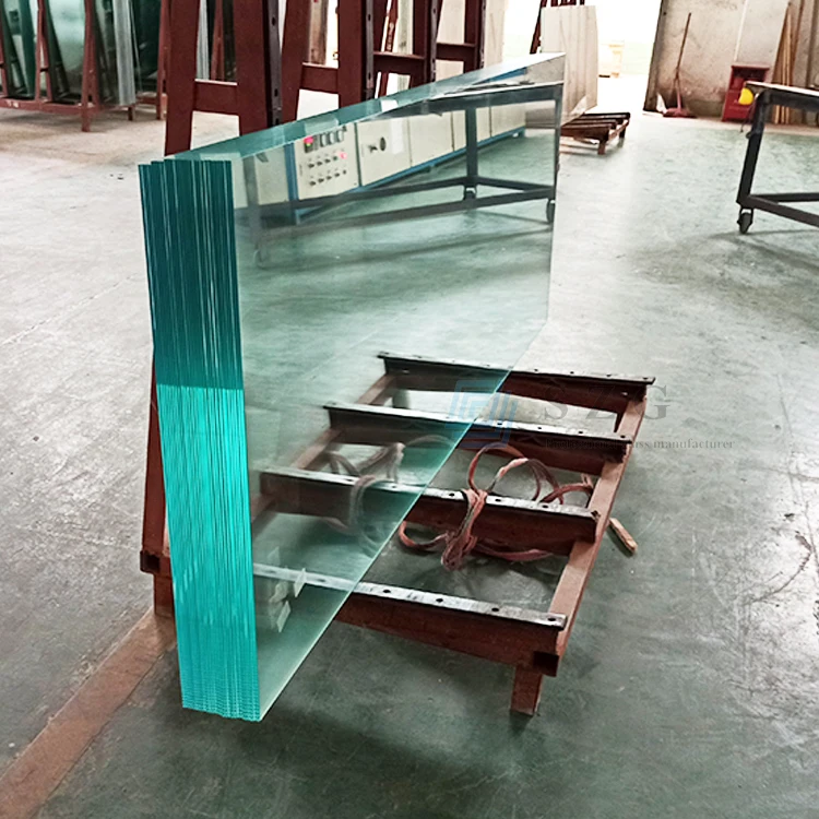 15mm Low Iron Extra Clear Tempered Toughened Polished Glass Custom Cut