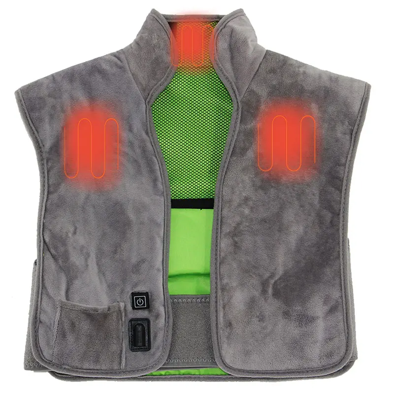 Infrared Health Care Large Therapy Wrap Heating Pad Vest For Neck / Back / Shoulder Warm,3 Level
