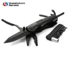 Trade Assurance plier stainless steel tactical knife multitools survival hunting folding knife with bits for Outdoor