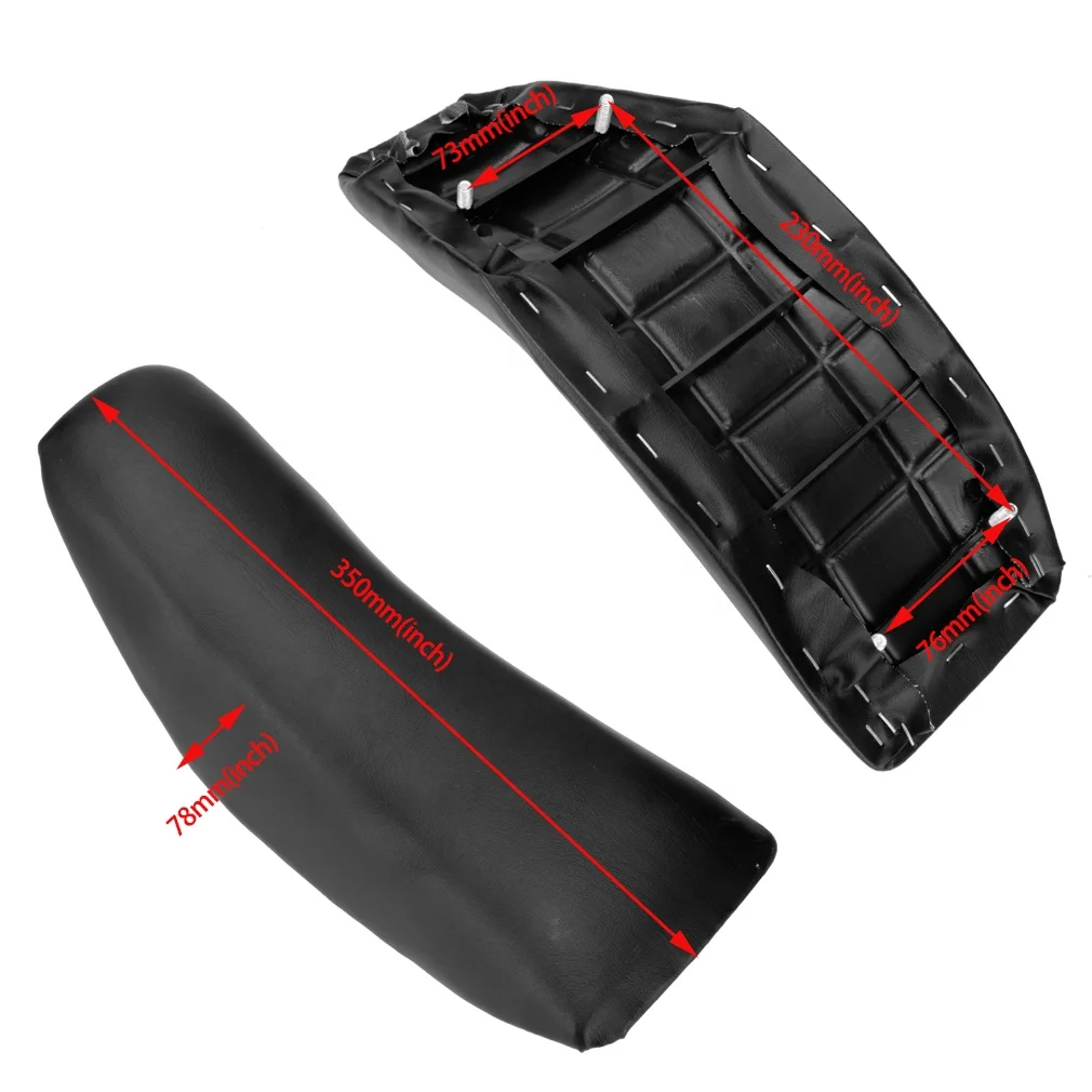 Hiaors 2 Stroke Black Foam Seat For 47cc 49cc Mini Dirt Bike Kids Atv