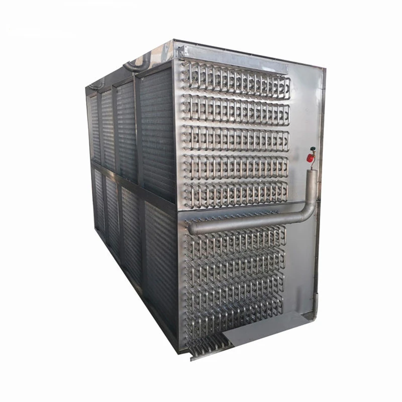 Ammonia Refrigeration System Iqf Tunnel Cooling Coil For Drying Process