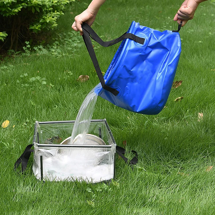 Homful Pvc Portable Collapsible Wash Bucket Folding Water Bucket Buy