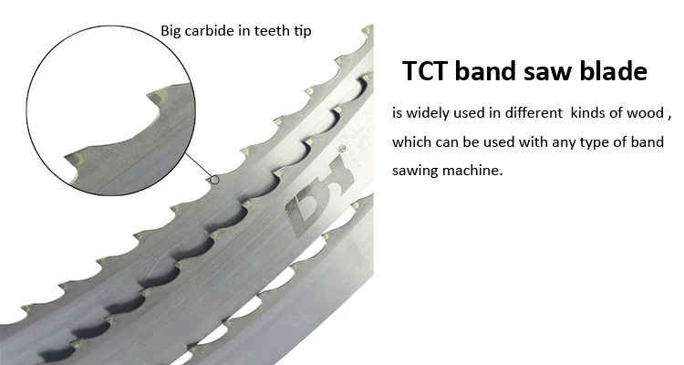 tungsten carbide tipped band saw blade