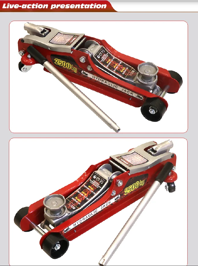 2500kg Trolley Car Aluminum Floor Jack Hydraulic Garage Car Jacks For