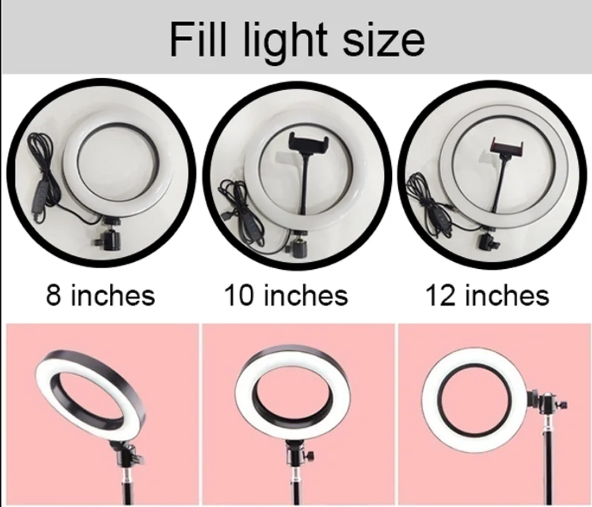 Manufacturer Hot Sale Led Ring Light Kit With Tripod And Camera Mount ...