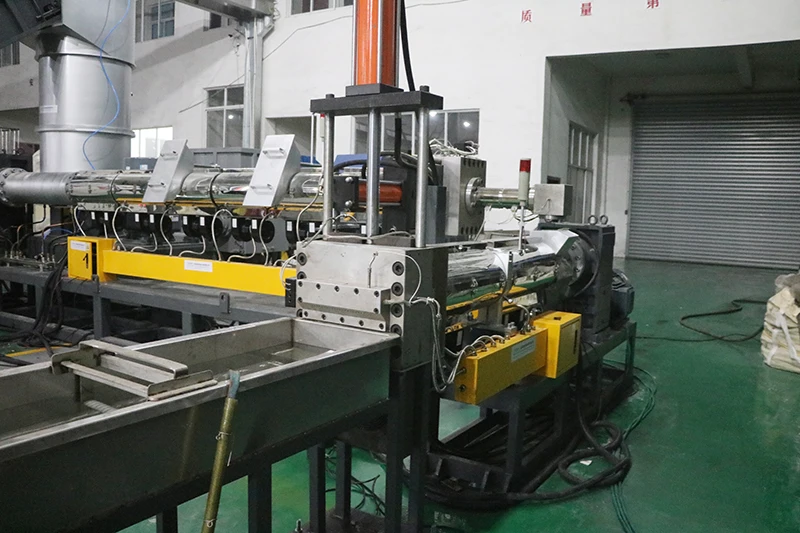 RSL Series Double Stages Plastic Pelletizing Machine For Washing Recycled Soft PE PP Material