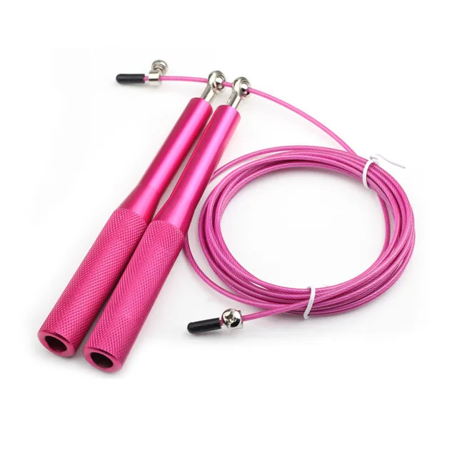 Adjustable Kids Jump Rope Fitness Exercise Light Bearing Skipping Ropes Metal Speed Gym Training Equipment Men Workout Gear