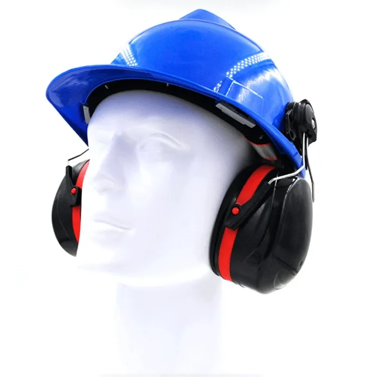 Factory Industrial Safety Ear Muffs For Workers To Use With Helmets And