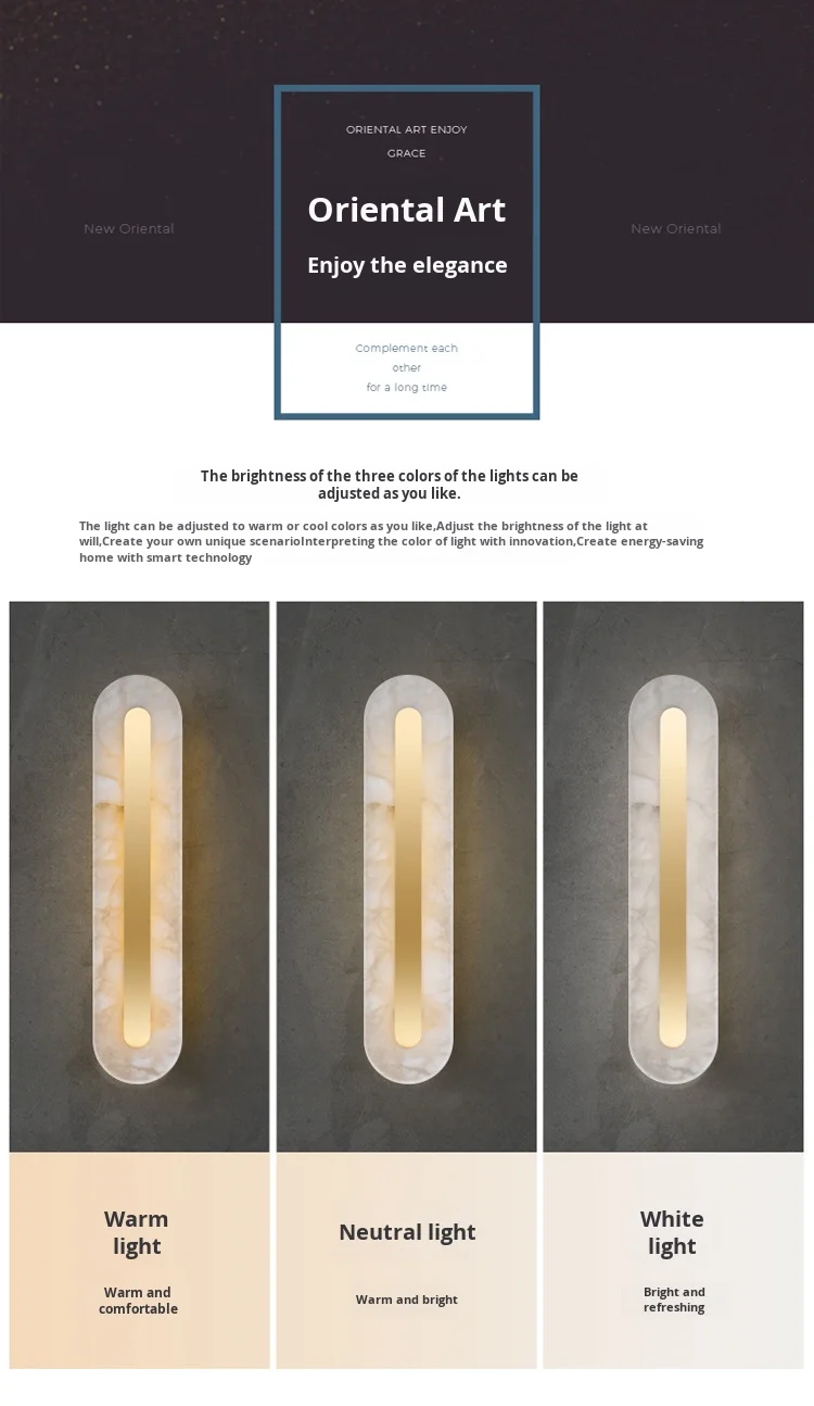 product modern nordic led wall lamps creative marble indoor gold minimalist line luxury design bedside wall decor easy recessed home-2