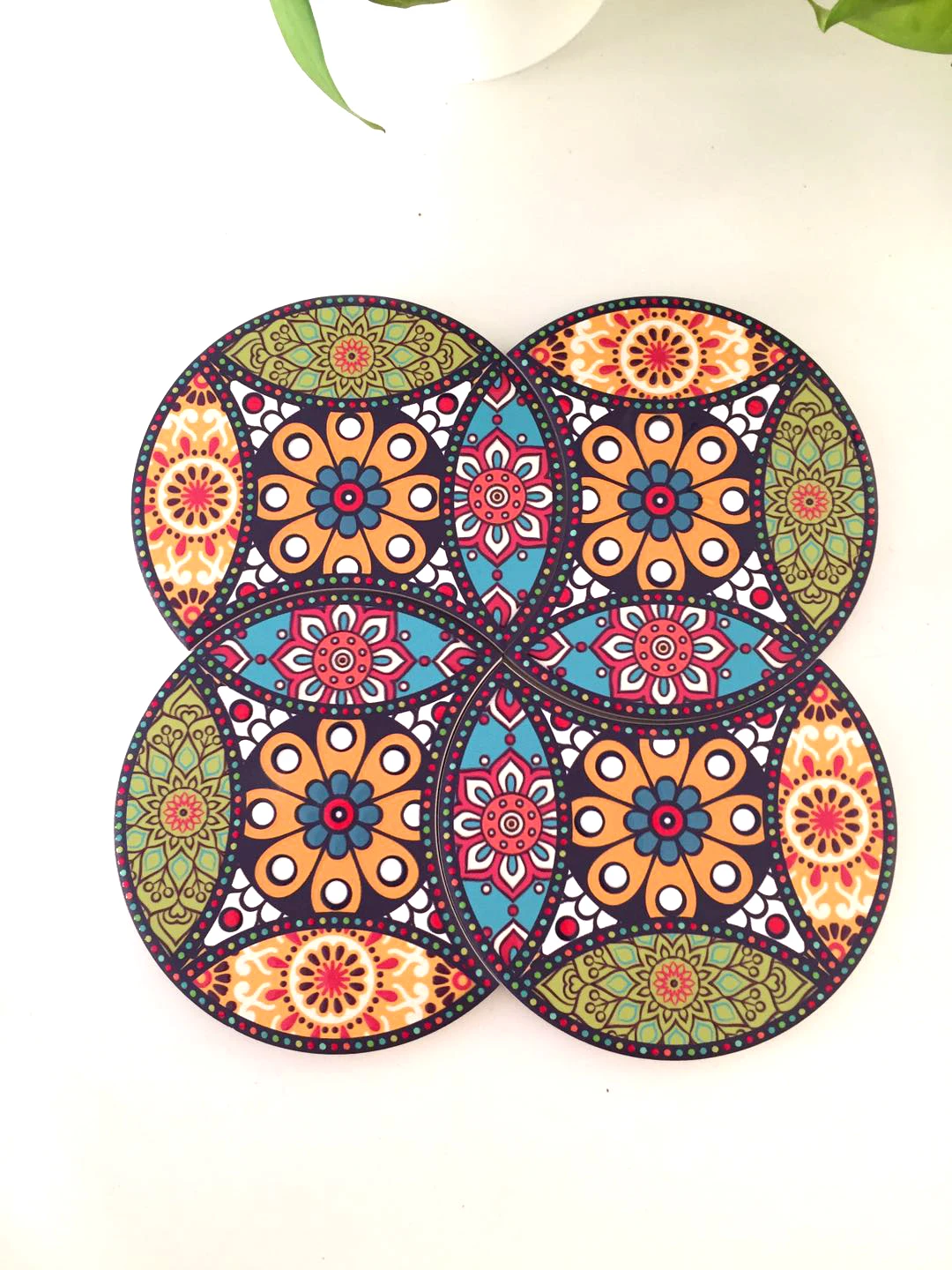 Hot Selling Custom Stone Ceramic Coaster Irregular Coaster For Ceramic