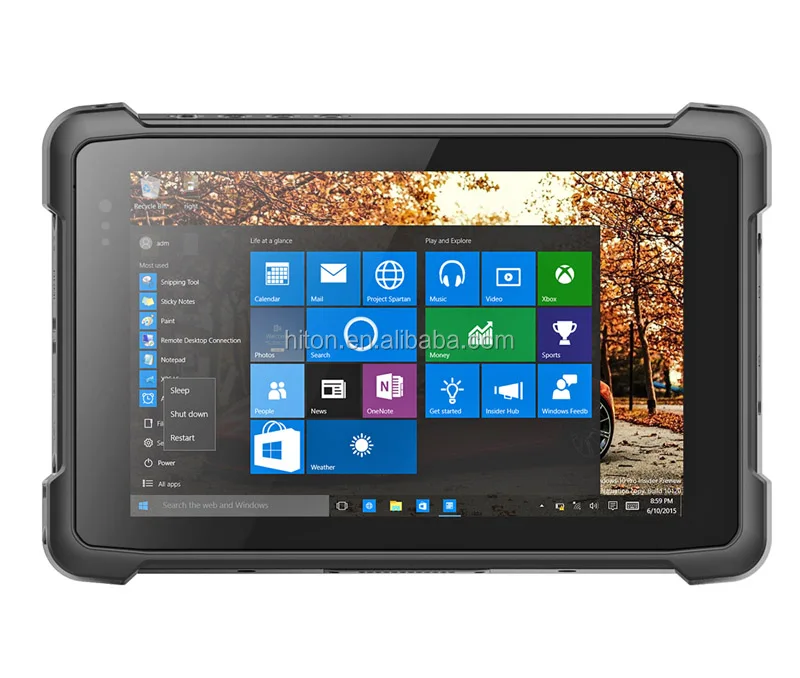 Cheapest 8" Win 10 IP67 Waterproof Military Tablets 4G+64G Rugged Tablet PC NFC 1D/2D Industrial Tablet PC Waterproof Computer