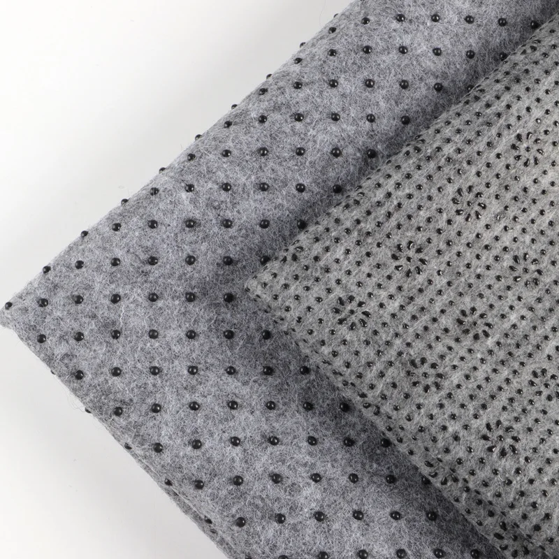 Cuttable Fabric Textile Raw Material Non Slip Felt Anti Slip Backing