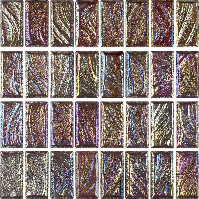 DUNE GOLD color Crystal Glass Mosaic 300*300MM Made in China
