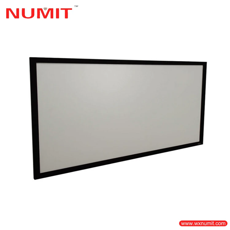 Aluminum HD Fixed Frame Projector Screen for Home Theater