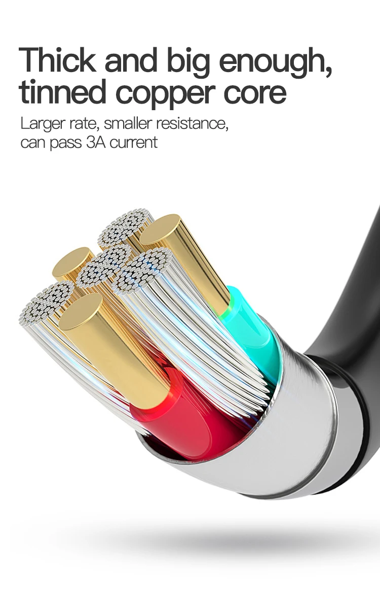 good quality usb 3 in 1 magnetic chargeing cable - ANKUX.COM