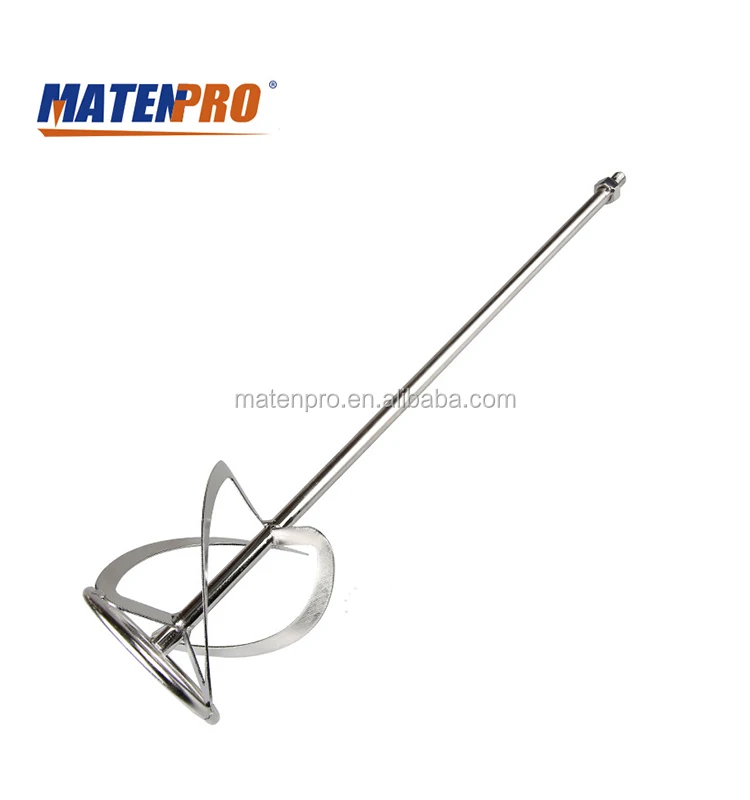 Mixing Paddle Mixer Plaster Paint Use All Standard Drills Tools And
