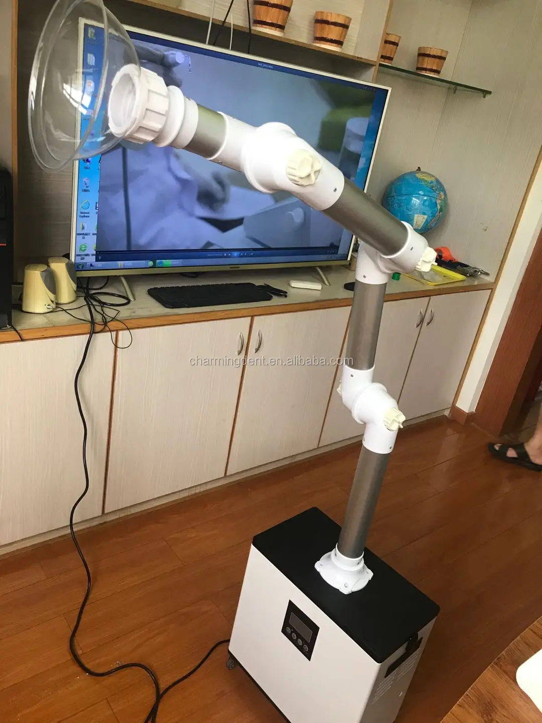 Oral Extra Aerosol Suction Machine / Dental Suction Unit System With Remote Control/aerosol