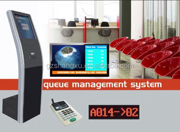 Bank/Hospital/Clinic/Pharmacy Customer Counter Service Equipment Queue Ticketing Management System