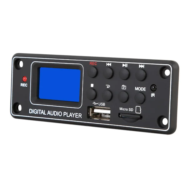 Professional Digital Display MP3 Module Bluetooth USB SD Audio MP3 Player Decoder Board Dot Matrix LCD