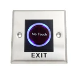 Waterproof Zinc-Alloy Infrared No Touch  Exit Push Button for Access Control