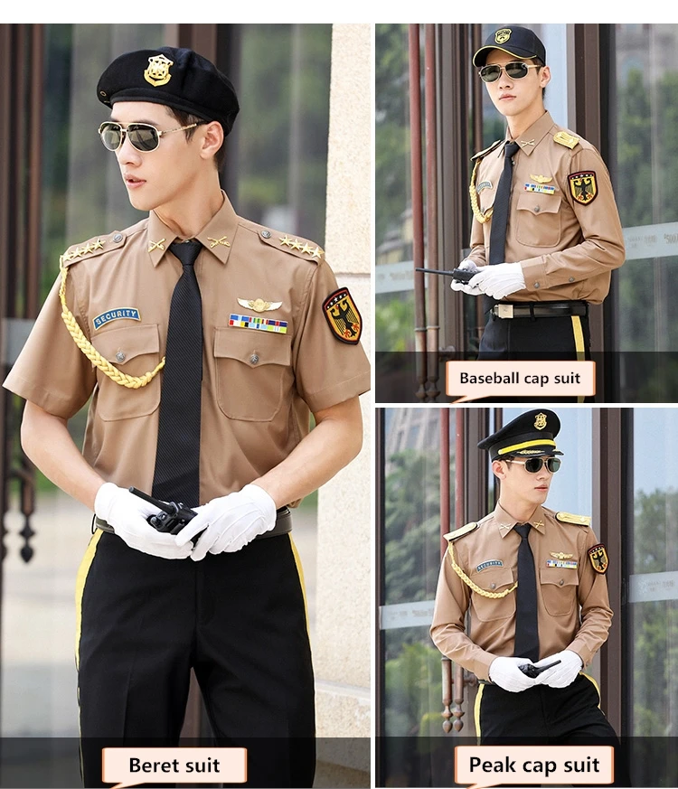 New Design Custom Guard Work Wear Security Uniform Buy High Quality