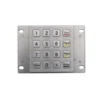 ATM Pinpad 16 Keys Waterproof IP65 Kiosk Industrial Matrix Keypad 4x4 Metal Keyboard
