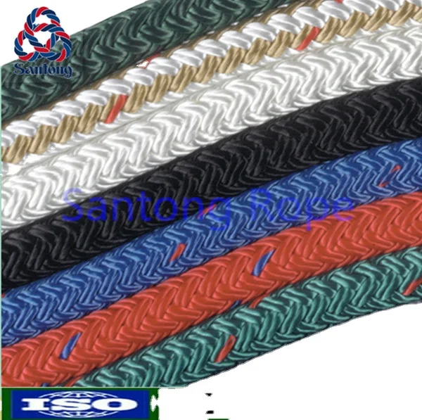 Hot performance customized package and size Double Braided & 3 strand twisted Nylon dock line anchor line