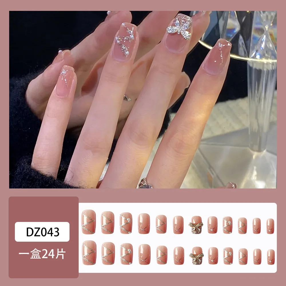 Bin False Nail Tips Wholesale French Nail Full Art Artificial