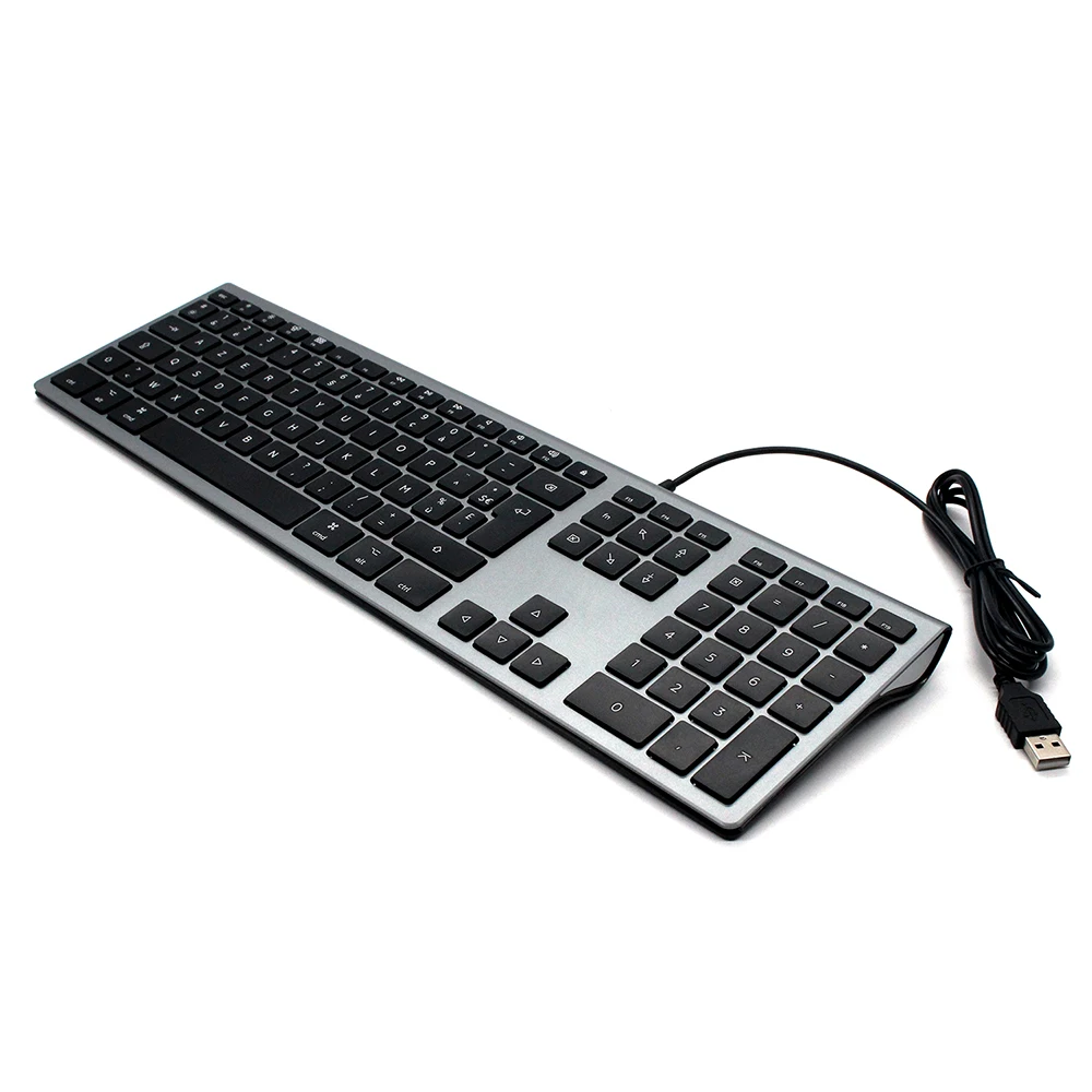 Simple Slim Usb Computer Compact External Laptop General Wired Keyboard