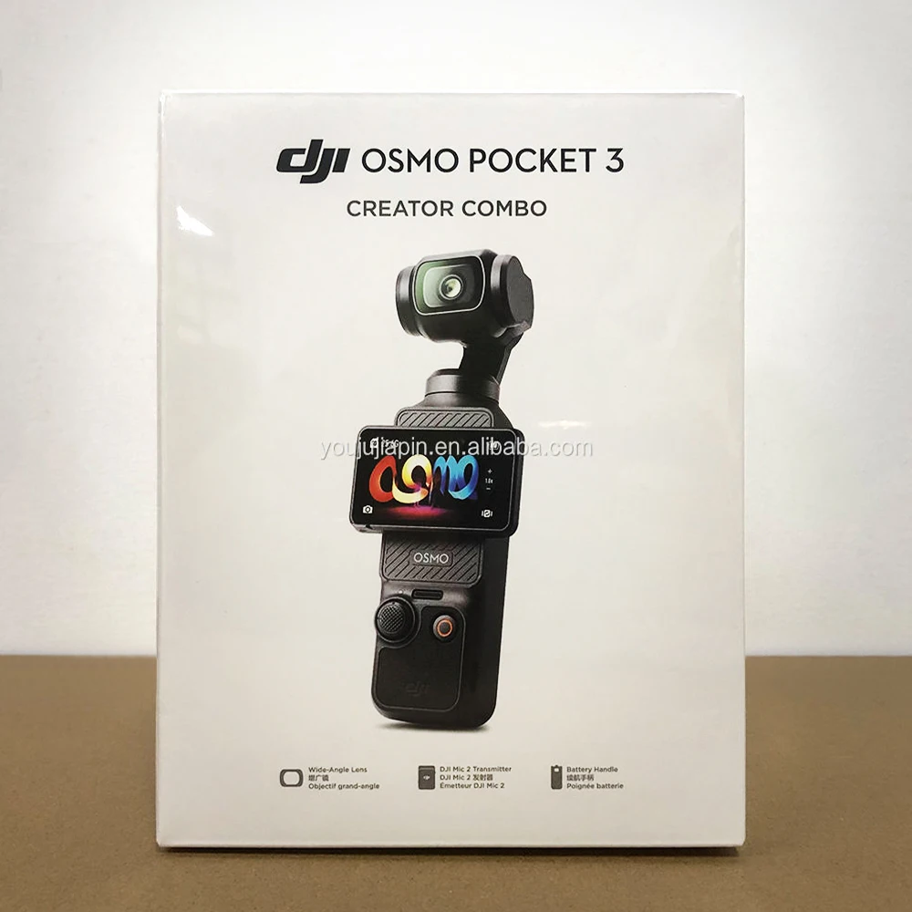 DJI Osmo Pocket 3 Creator Combo - 1-Inch CMOS Camera with 2-Inch