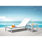 JY4090 Hot selling garden patio pool chaise lounge set aluminum outdoor sun lounge chairs furniture for restaurant