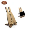 Christmas Customized Wood crafts wooden phone holder DIY gift