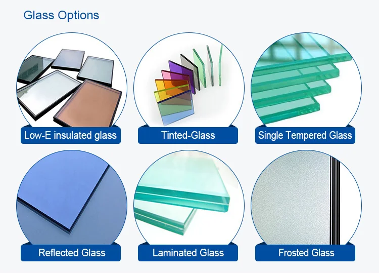 Tempered Glass Aluminum Folding Windows , Horizontal Bifold Windows