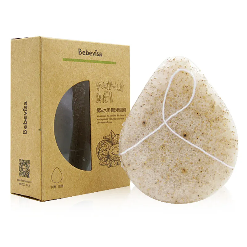 Bebevisa 100 Natural Deep Cleansing Exfoliating Face Double Konjac