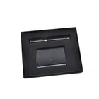 2020 High quality promotional wholesale leather name card and pen business gift set