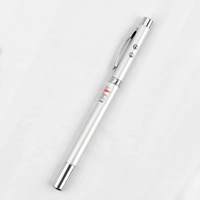 Side-by-side comparison of three extendable metal pointers showing retracted vs extended states