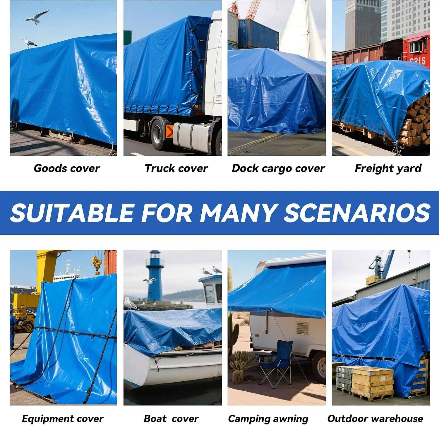 product heavy duty pvc coated canvas tarpaulin 10x12 ft waterproof outdoor tarp with grommets for truck boat roof tent construction-6