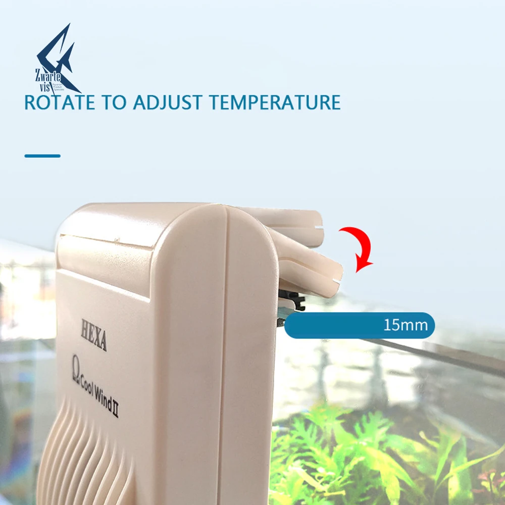 Wall Mounted Fish Tank Fan Mini Cooling Fan Aquarium Fish Tank Rotary