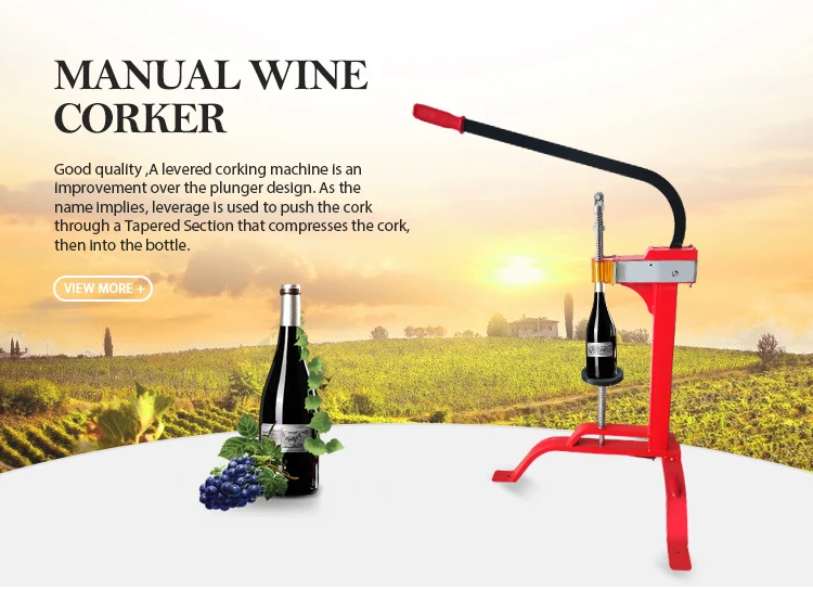 New Manual Wine Corking Machine Brewed Wine Cork Stoppers Tool Price