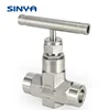 Instrument High Pressure Temperature Needle Valve (Power Plant) 6000 PSI Manufacturer Forged Stainless Steel 316 Graphite
