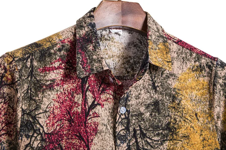 Wholesale cheap men summer hawaiian printed short sleeve casual hawaiian shirts