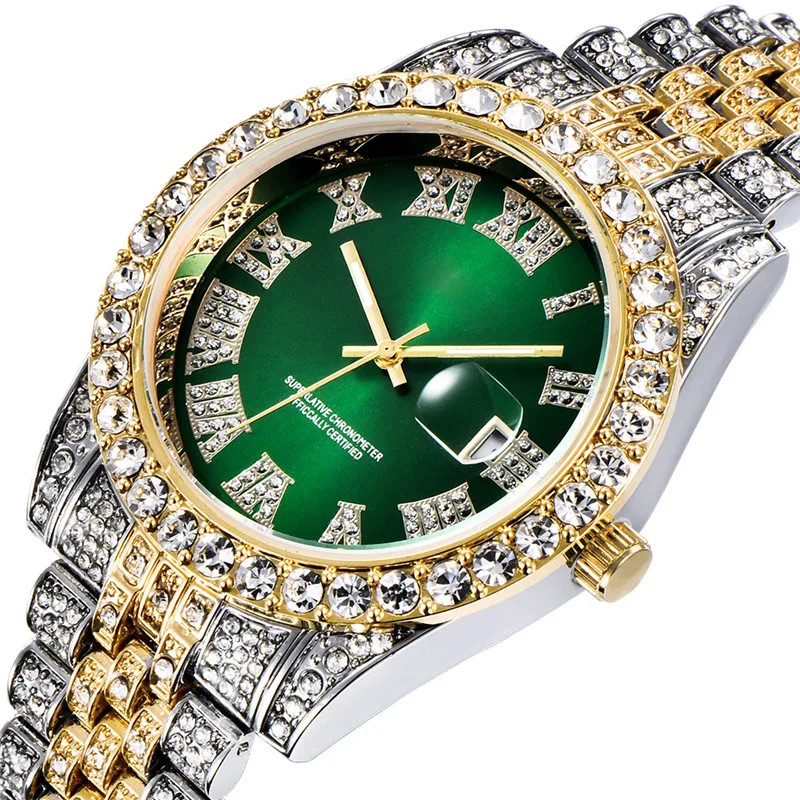 

Best selling Watch Iced Out Luxury Watch Diamond Mossanite Diamond Watch