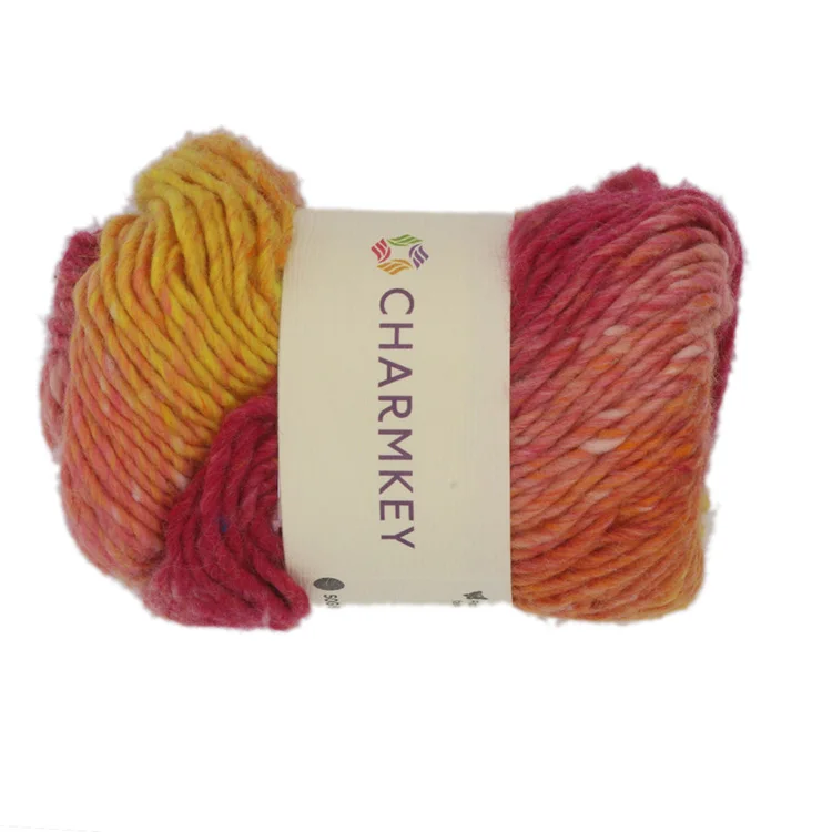 Charmkey High Quality Cashmere Yarn 20wool Blended Fancy Knit Yarn For