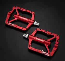 ROCKBROS Bicycle Pedals Aluminum Alloy Non-slip MTB Road Bike High Speed Bearing Hollow-carved Dustproof Pedal Bike MTB pedal