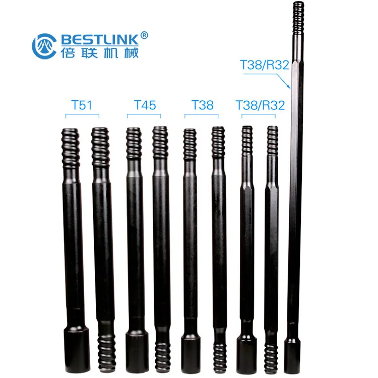 Round Body MM Extension drill rod Drifter Rod