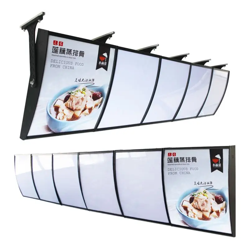 led kfc Ordering light box frame advertising light box led restaurant menu board