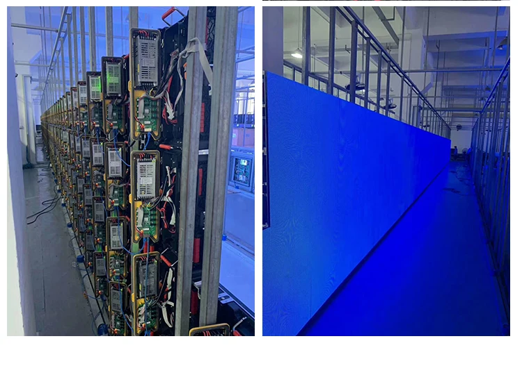 户外广告牌广告led显示屏落地支架/站立出租挂p3.91 p4.81 led屏幕