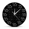 Chemistry Element Modern Chemical Design Wall Clock Charming Fashion Style 3D Wall Clock Decor Unique Gift