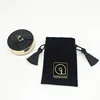 Wholesale Black Gift Drawstring Velvet Pouch Bag Custom Jewelry Velvet Bag With Logo Printing